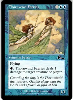 Thornwind Faeries 44 Urza's Legacy ULG C MTG Magic The Gathering C MP - Image 1