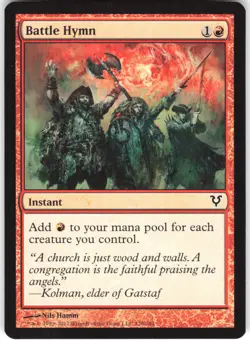 Battle Hymn 128 Avacyn Restored AVR C MTG Magic The Gathering C LP - Image 1