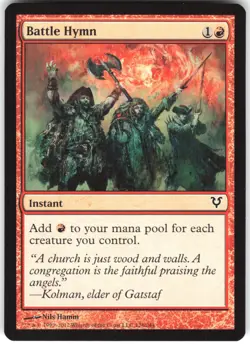 Battle Hymn 128 Avacyn Restored AVR C MTG Magic The Gathering C LP - Image 1