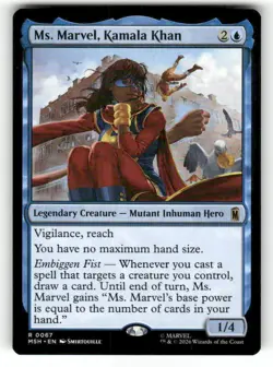Ms. Marvel, Kamala Khan 67 Rare MTG MSH NM - Image 2