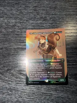 The Unbeatable Squirrel Girl Borderless Foil Marvel Super Heroes Mtg Nm - Image 1