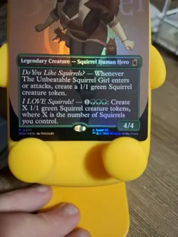 The Unbeatable Squirrel Girl Foil Borderless Marvel Super Heroes NM MTG - Image 5