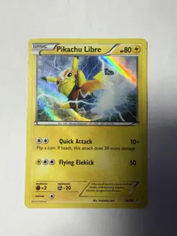 The Pokemon Company Pikachu Libre 30/30 Holo XY Trainer Kit 2016 EN Basic - Image 1