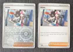 Hilda White Flare #84 Bundle | Reverse Holo + Uncommon NM Pokemon Card - Image 1