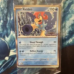 Pokemon TCG Keldeo 019/086 Chaos Rising Promo Stamped - Image 1