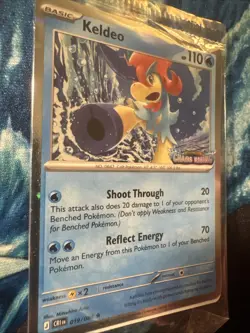 Pokemon TCG Keldeo 019/086 Chaos Rising Promo Stamped - Image 3