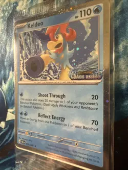 Pokemon TCG Keldeo 019/086 Chaos Rising Promo Stamped - Image 4
