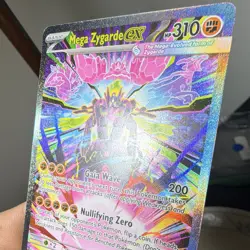 POTENTIAL 10! Mega Zygarde EX 120/088 Full Art Holo Rare HP310 - Image 3