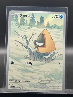 2026 Pokemon ME: Ascended Heroes Snorunt 227/217 Illustration Rare IR - Image 1