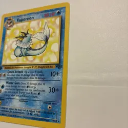 Pokemon TCG Vaporeon 28/64 Jungle 1st Edition 26/84 - Image 4