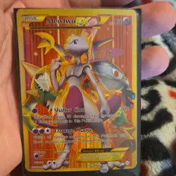 Mewtwo EX 164/162 Breakthrough Full Art Holo Ultra Rare Pokemon TCG ENG 2016 - Image 2