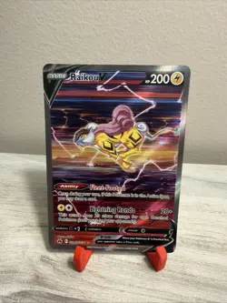 Pokemon Raikou V GG41/GG70 Crown Zenith Galarian Gallery UR Holo EN - Image 1