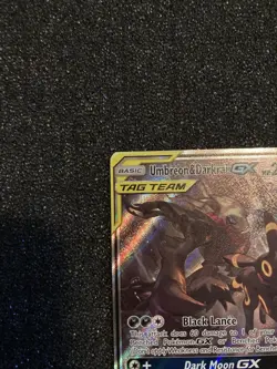 Pokemon TCG Umbreon & Darkrai GX SM241 Sun & Moon Holo Promo TAG TEAM LP - Image 2