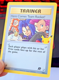 Pokemon TCG: Here Comes Team Rocket! Celebrations #15/82 Holo MINT - Image 2