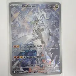 Sv09 Journey Together N's Reshiram 167/159 IR Holo Eng 130HP PSA 10 Conditon - Image 1
