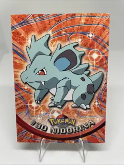 Pokemon 1999 Topps TV Animation Edition Series 1 #30 Nidorina - Image 1