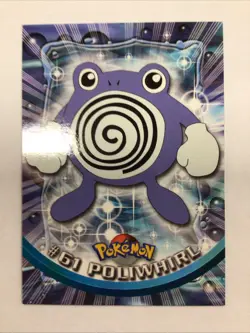Poliwhirl #61 1999 Topps Pokemon TV Animation Edition Series 1 Blue Logo - Image 1