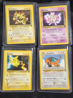 Pokemon TCG Black Star Promos 1st Movie Promos # 2,3,4&5 NM/Mint - Image 1