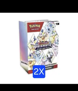 Pokemon TCG: Scarlet & Violet-Prismatic Evolutions Booster Bundle 6 Packs (x2) - Image 1