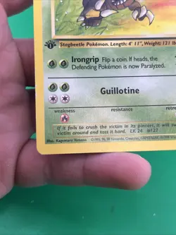 Pinsir 25/64 Jungle Regular Non Holo Unlimited Pokemon 1999 WOT LP - Image 5