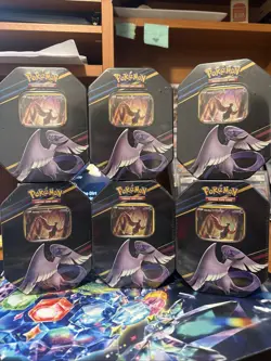 Pokemon TCG Lot Of 6 Crown Zenith Tins Galarian Articuno Promo x6 - Image 1