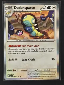 Dudunsparce 080/131 Holo Prismatic Evolutions Pokemon Holo NM - Image 1