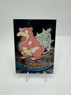 2000 Topps Chrome Pokemon Slowbro Foil #80 Blue Label First Edition - Image 1