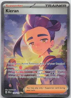 Kieran 174/131 Special Illustration Rare Prismatic Evolutions Pokemon Holo NM/M - Image 1