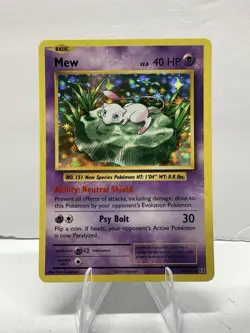 The Pokemon Company Mew 53/108 Evolutions Holo Rare Basic 40 HP Eng 2016 - Image 1