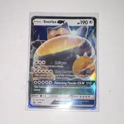 The Pokemon Company Snorlax GX SM05 SM Promo Holo Basic 190 HP English - Image 1