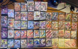 Pokemon TCG - V, VMAX, VSTAR Bundle Joblot x57 English Cards Sword & Shield NM - Image 1