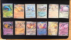 Pokemon TCG 151 Complete EX Double Rare Set x12 English Cards NM - Image 1