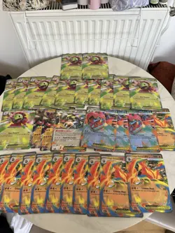 Pokemon card bundle (JUMBO POKEMON CARDS) BIG CARDS - Image 1