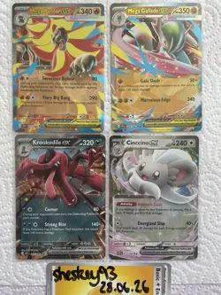 Pokemon TCG Chaos Rising EX Bundle - 4 Cards - Pack Fresh/NM - Image 1
