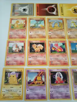 BASE SET 1/102 PART COMPLETE POKEMON CARDS WOTC 1999 BUNDLE RARE VINTAGE JOB LOT - Image 5