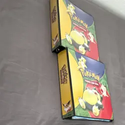 Rare Holographic Pokemon Cards Original Base Set, Standard Cards And Two Folders - Image 3