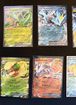 Pokemon TCG Black Bolt & White Flare Complete ex Sets – 12 Cards – Near Mint - Image 2