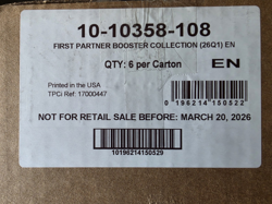 Pokemon TCG First Partner Booster Collection English Case 60 Cards 2026 MPN - Image 1