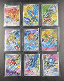Pokemon TCG First Partner Illustration Promo Collection Series 1 &2 - 18 Cards - Image 1