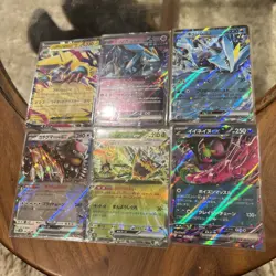 Pokemon TCG Lot of 6 Japanese EX Cards Near Mint Condition No Duplicates - Image 2