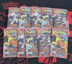 10x Packs Of Destined Rivals Bulk Cards Job Lot Pokemon TCG (100 Cards) - Image 1