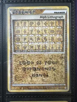 Pokemon Alph Lithograph Complete Set - Textured Unown Cards - Image 1