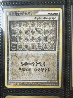 Pokemon Alph Lithograph Complete Set - Textured Unown Cards - Image 2