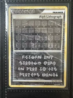 Pokemon Alph Lithograph Complete Set - Textured Unown Cards - Image 3