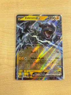 034/086 Zekrom ex : Double Rare Card : SV-10.5 Black Bolt : Pokemon TCG - Image 1