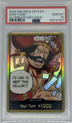 Lot of 5 PSA 10 One Piece Carrying on his wills Alt Art SEC DON!! Gold - Image 3