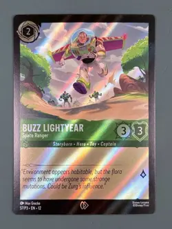 Disney Lorcana TCG Buzz Lightyear - Space Ranger 57/P3 Promo Foil Hero - Image 1