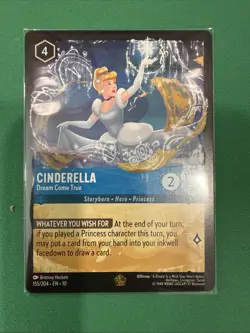 Disney Lorcana Cinderella - Dream Come True 155/204 Legendary - Image 1