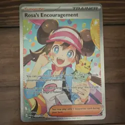 Pokemon TCG Rosa's Encouragement 123/088 Perfect Order SIR Holo EN M/NM - Image 1