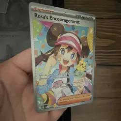 Pokemon TCG Rosa's Encouragement 123/088 Perfect Order SIR Holo EN M/NM - Image 3